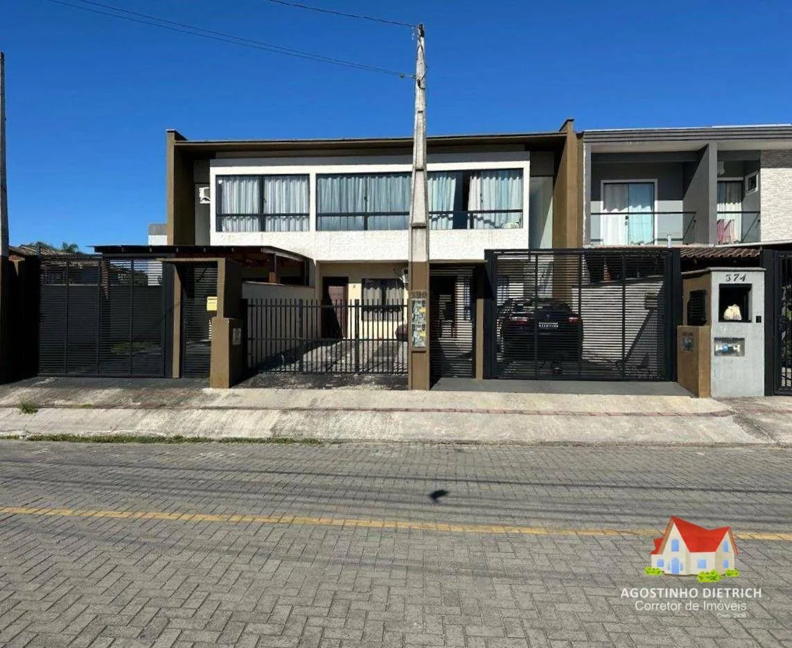 Sobrado Geminado C/115 m2 C/03 Quartos C/Suite + Area C/Churrasq. + 02 Vagas de Garagem No Jardim Iririu! — foto 3