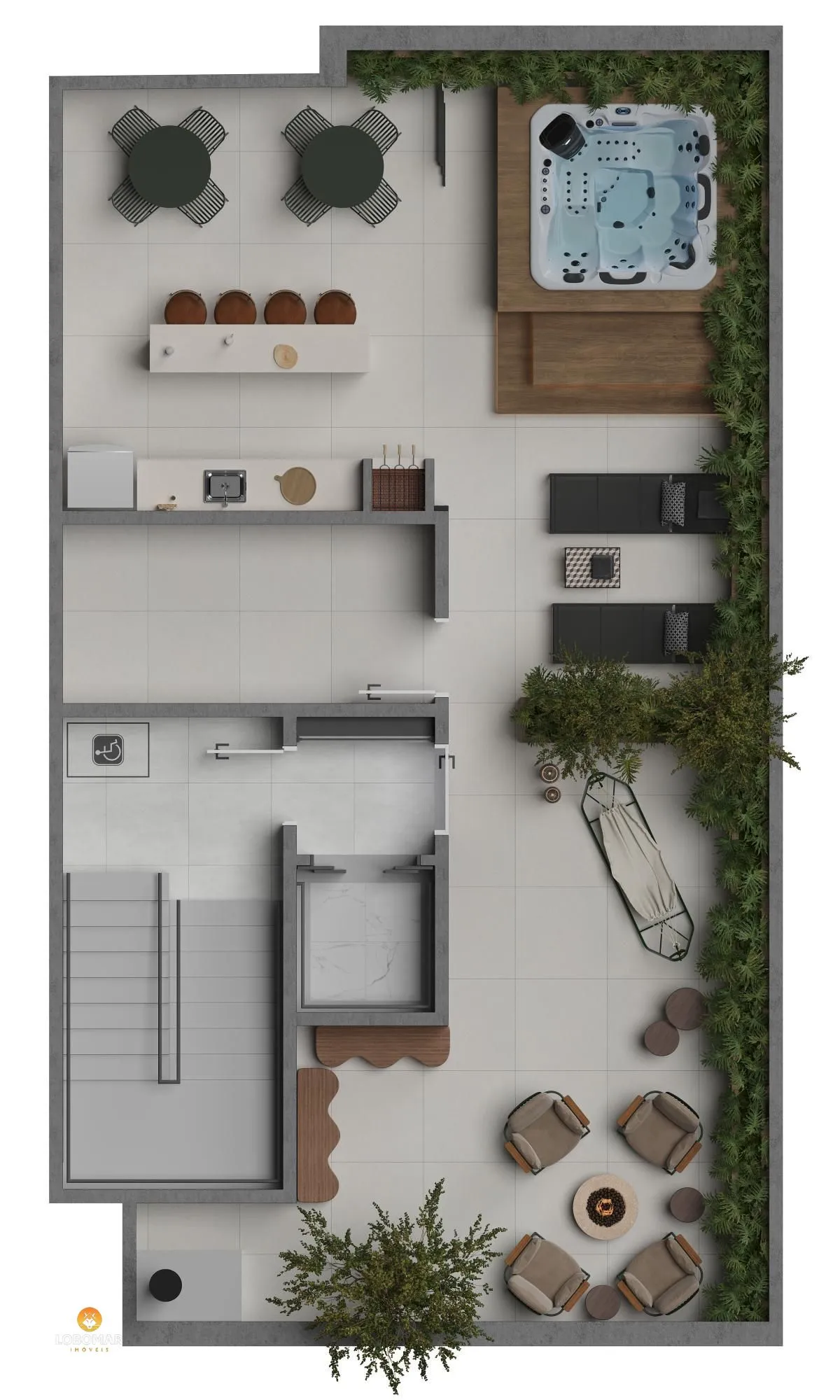 Lançamento apartamento com 3 dormitórios, à apenas 150m do mar, no Itacolomi - B — foto 4