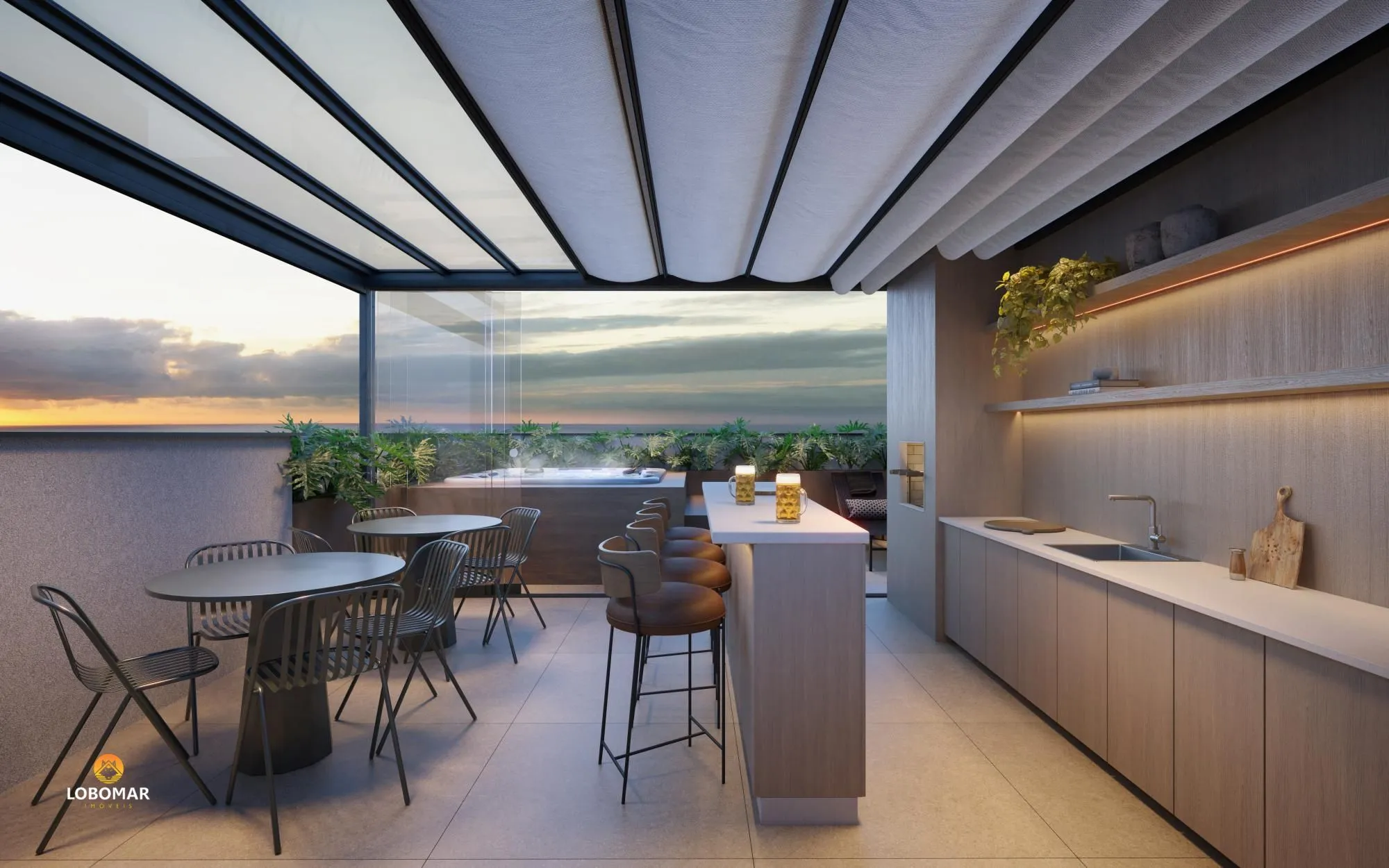 Lançamento apartamento com 3 dormitórios, à apenas 150m do mar, no Itacolomi - B — foto 7