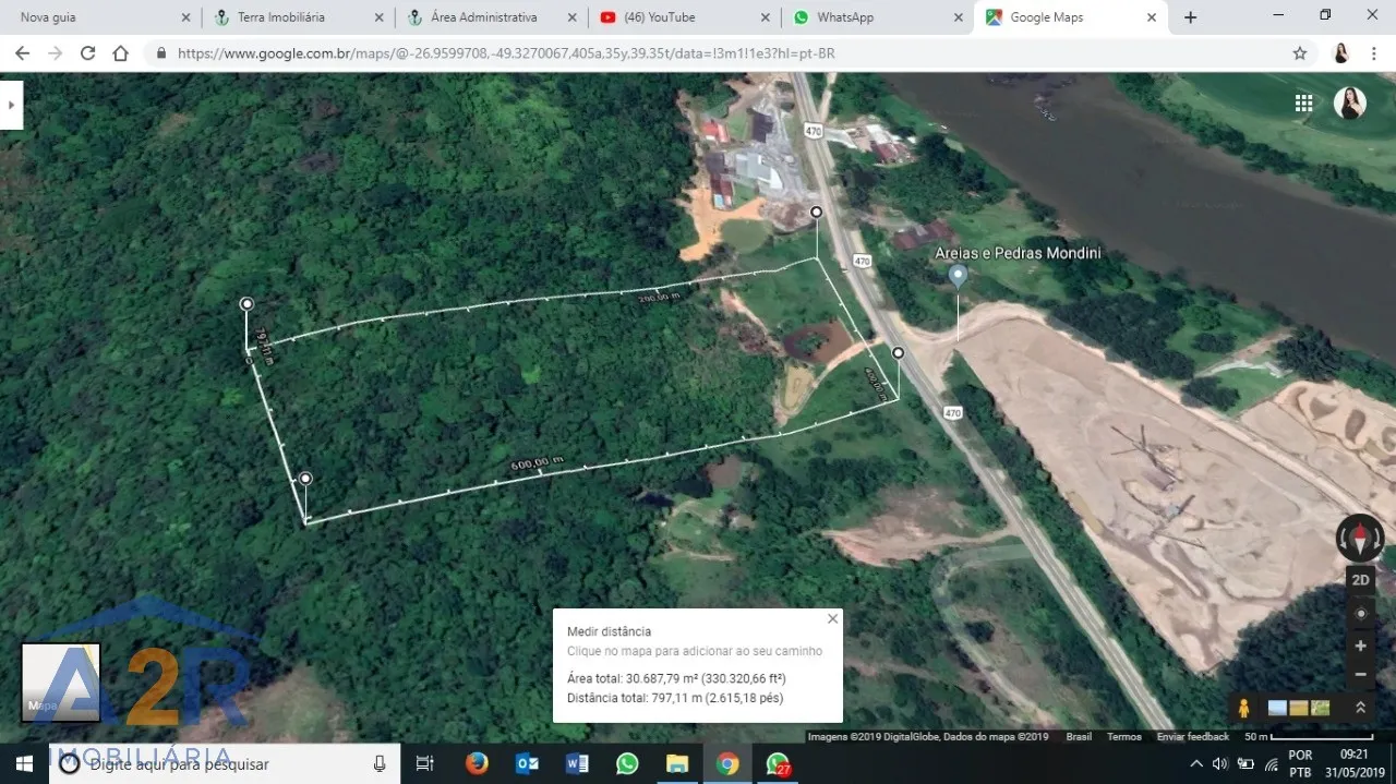 Terreno Industrial com ampla frente para BR 470 — foto 4