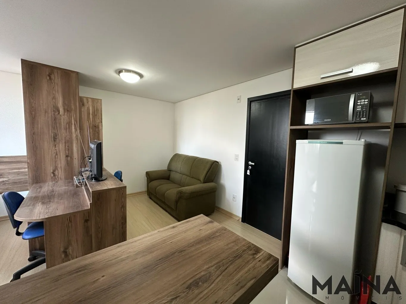 Excelente loft com 27m no Centro, totalmente mobiliado por R$360.000 - Blumenau/SC — foto 2
