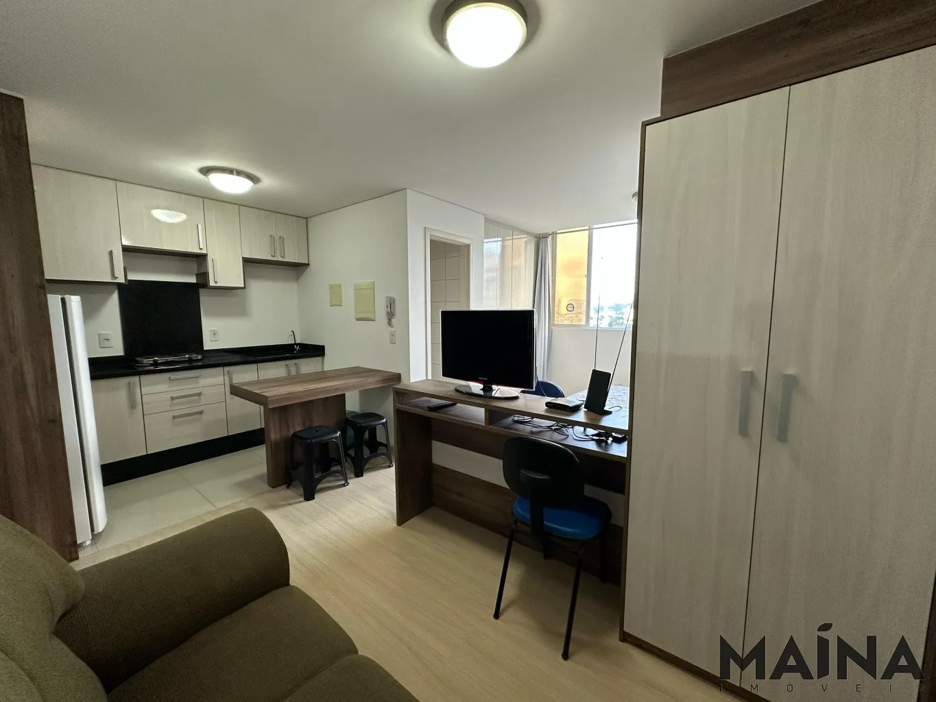 Excelente loft com 27m no Centro, totalmente mobiliado por R$360.000 - Blumenau/SC — foto 3