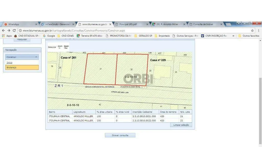Terreno à venda, 840 m por R$ 590.000,00 - Itoupava Central - Blumenau/SC — foto 7