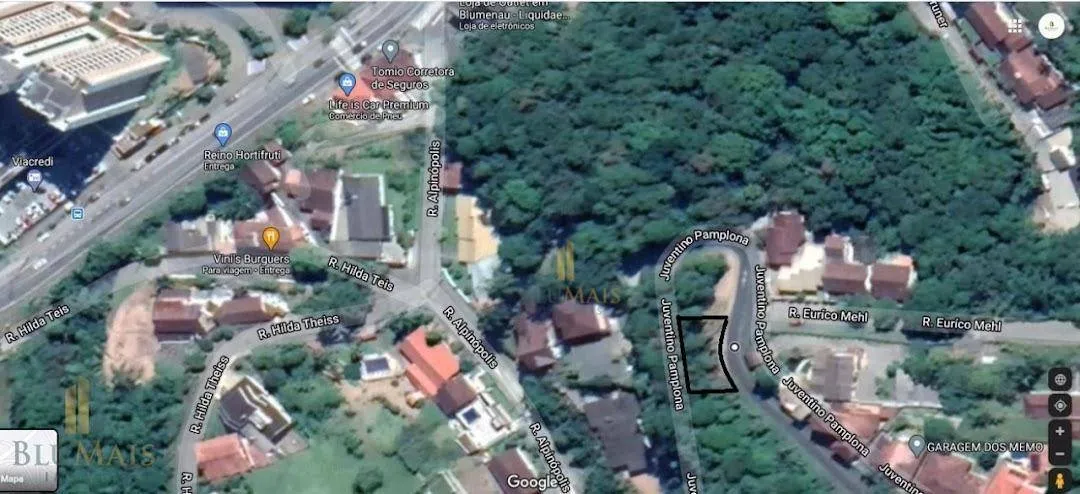 Terreno Residencial à venda, Garcia, Blumenau - TE0036. — foto 3