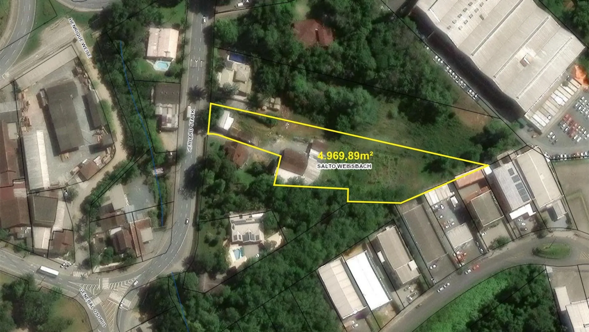 Excelente terreno Industrial em Blumenau com fácil acesso a BR 470 e ao centro da cidade! — foto 2