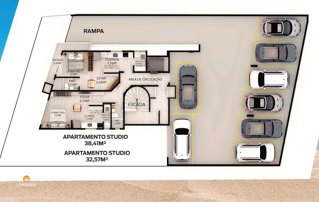 Lançamento apartamento uma suíte no centro de Balneário Piçarras SC! — foto 4