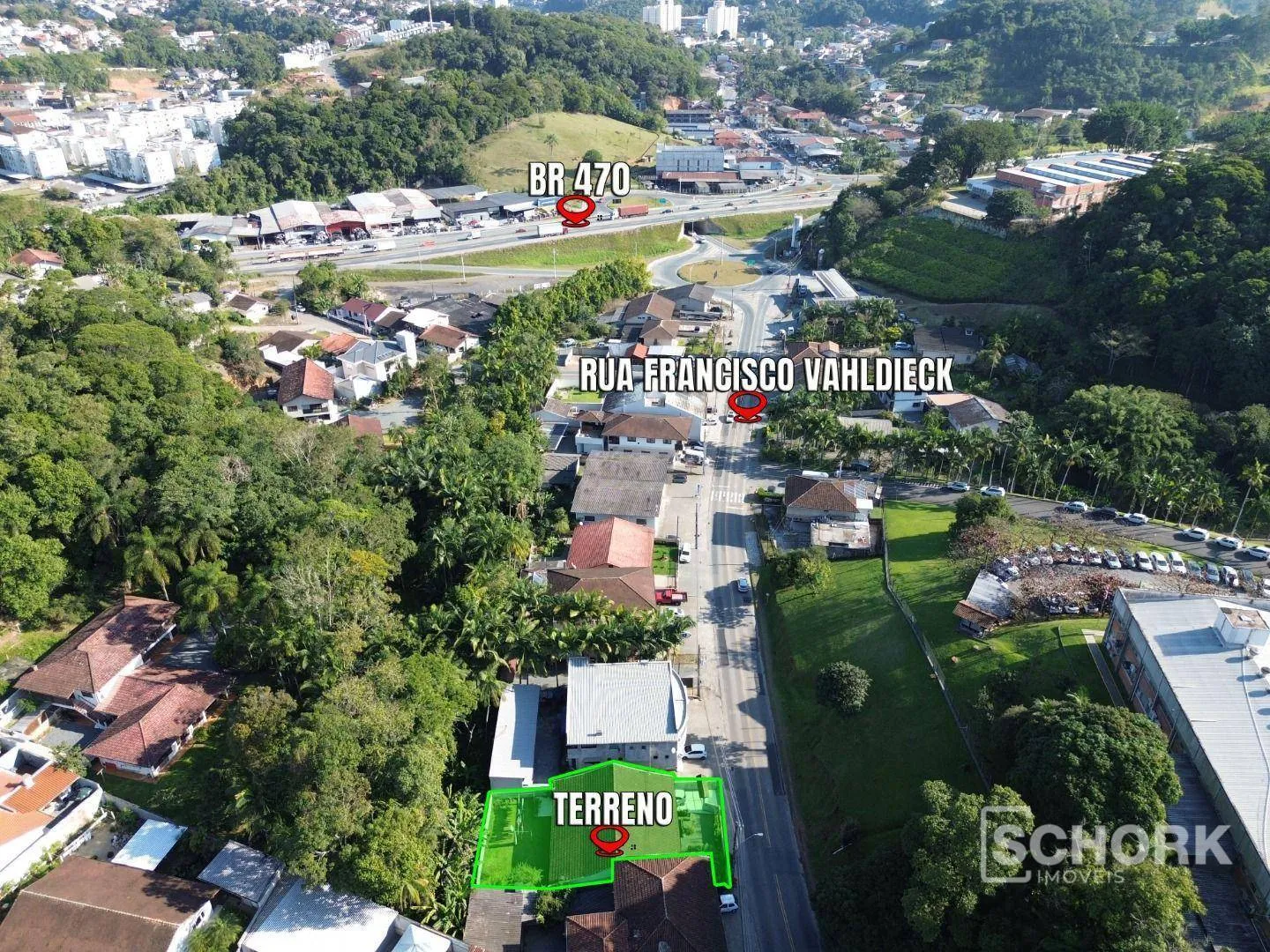 Terreno à venda, 447 m por R$ 1.200.000,00 - Fortaleza - Blumenau/SC - foto 1