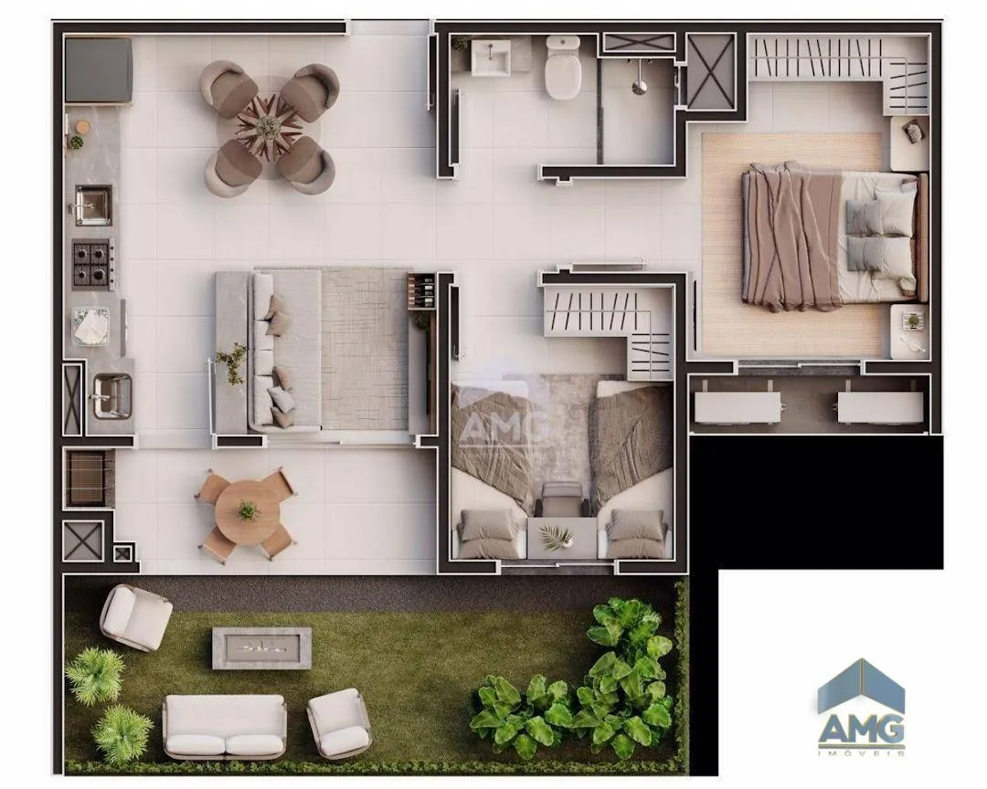 Apartamento com 2 dormitórios à venda, 51 m por R$ 442.970,00 - Centro - Penha/SC — foto 7