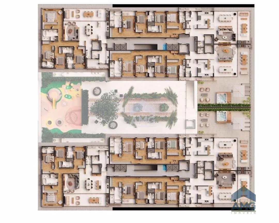 Apartamento com 4 dormitórios à venda, 237 m por R$ 4.312.000,00 - Centro - Balneário Piçarras/SC — foto 2