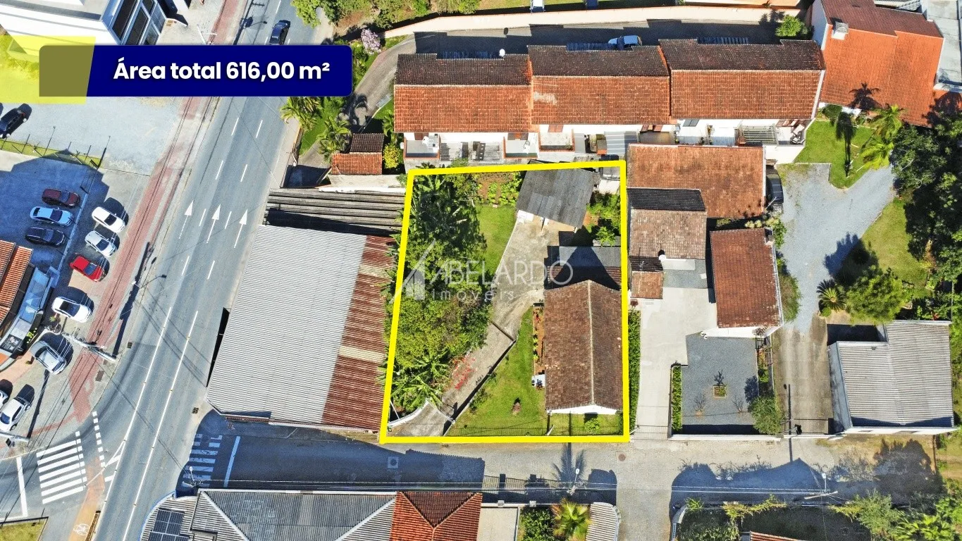 Terreno com 616m - topografia plana - ZR3 - bairro Velha - Imediações Loja Herkenhof - foto 1