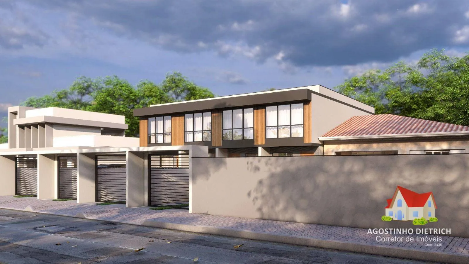 Sobrados Geminados C/02 Suites a 03 Quartos C/Suite + 02 Vagas de Garagens + Espaco aos Fundos No Comasa ! — foto 3