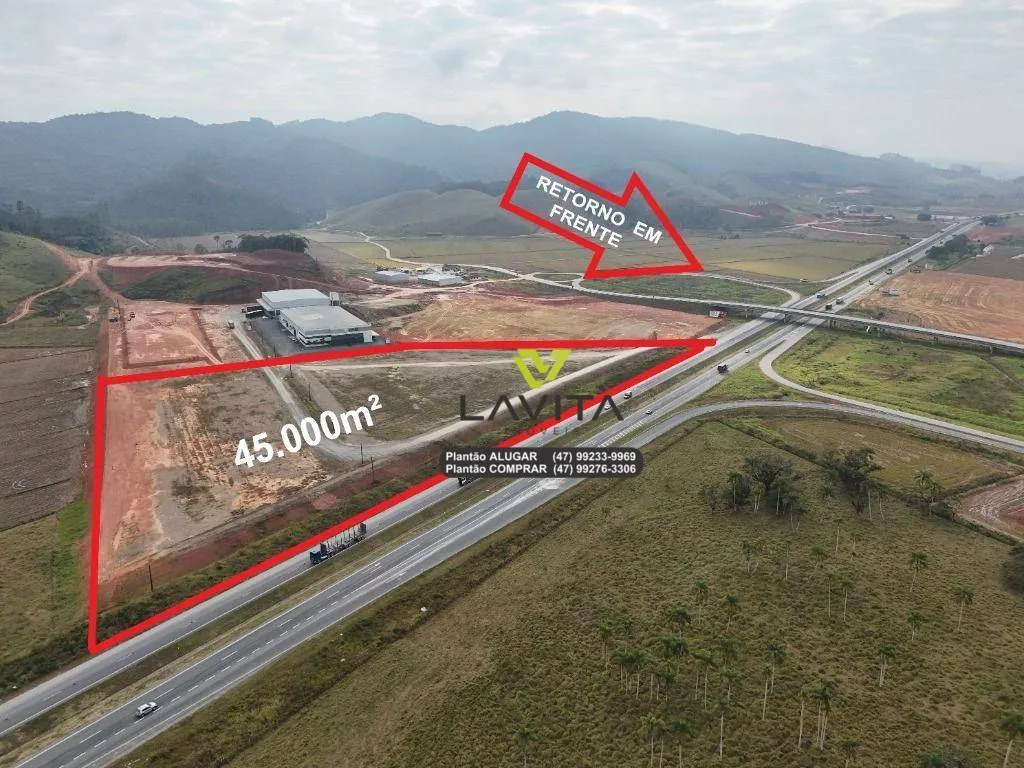Terreno Comercial ou Industrial para Aluguel, Locação - BR 470 - Novo Acesso a Ilhota - Bairro Margem Esquerda - Ilhota SC | La Vita Imóveis — foto 2