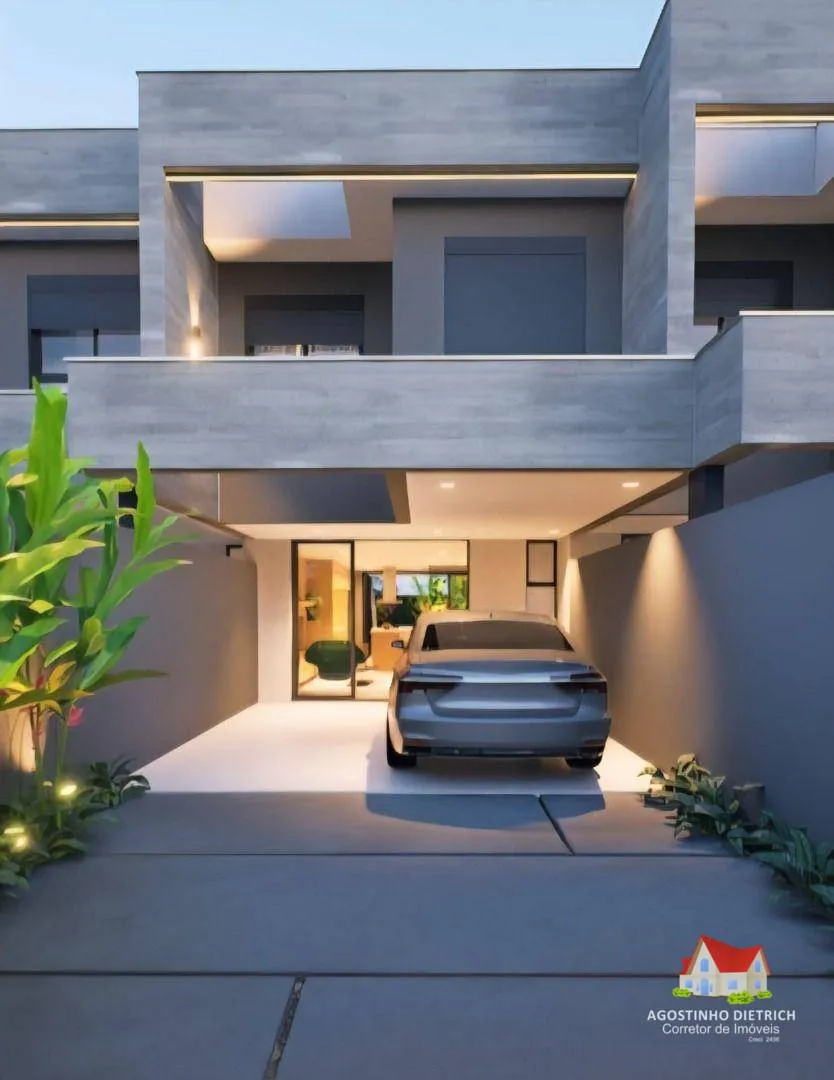 Sobrados Geminados C/Arquitetura Moderna C/03 Quartos C/Suite + 02 Vagas de Garagem + Espaco aos Fundos No Bairro Iririu! — foto 3