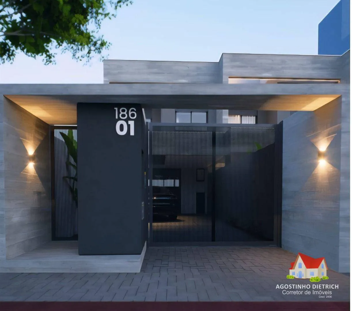 Sobrados Geminados C/Arquitetura Moderna C/03 Quartos C/Suite + 02 Vagas de Garagem + Espaco aos Fundos No Bairro Iririu! — foto 7