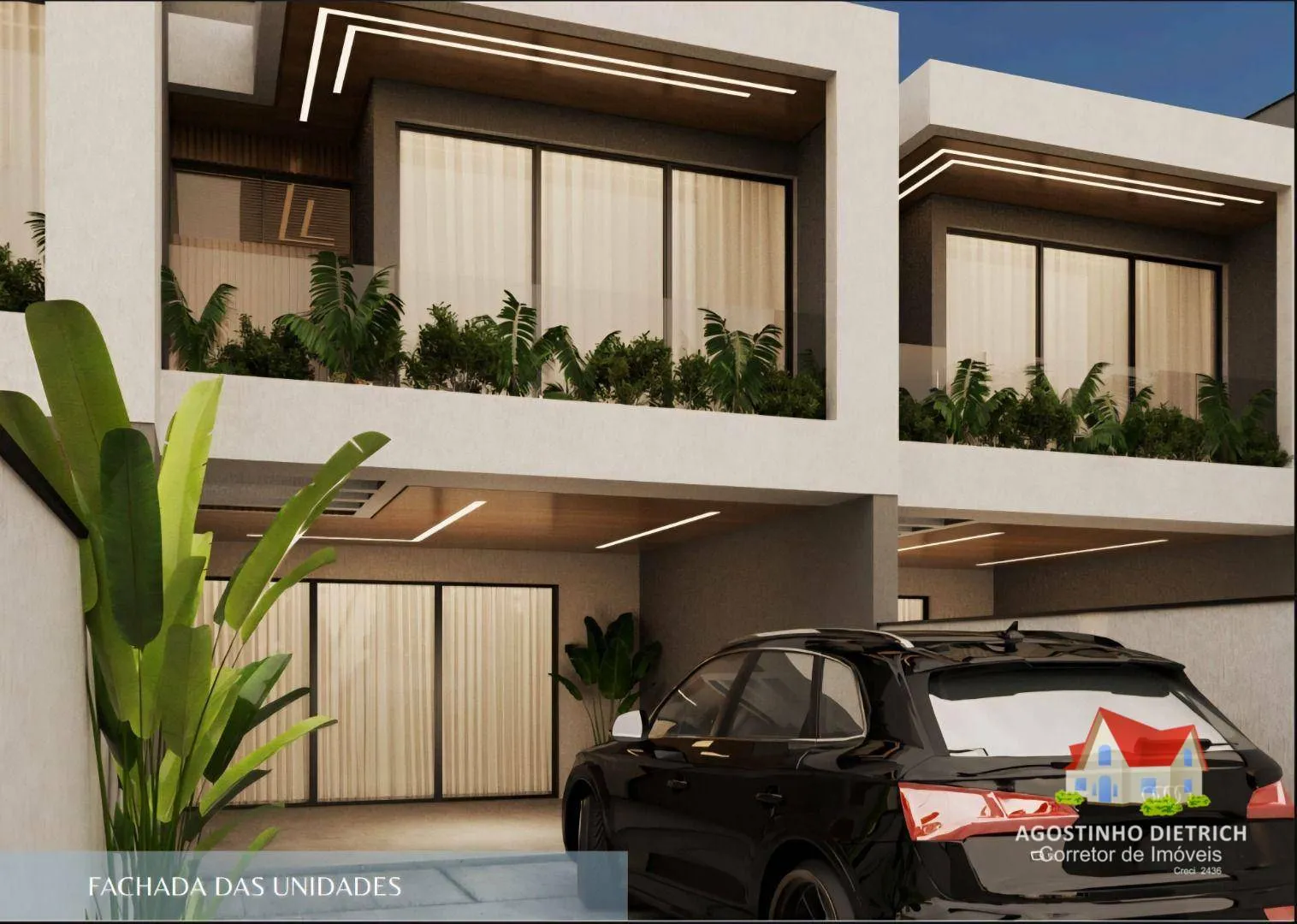 Viva C/Estilo ! Sobrados Geminados C/03 Quartos C/Suite + 02 Vagas de Garagem + Area C/Churrasqueira C/Piscina No Bairro Saguacu ! — foto 3