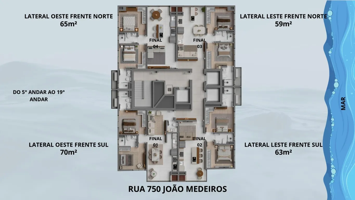 Apartamento com 2 quartos a 220 metros do mar em Balneário Piçarras — foto 6