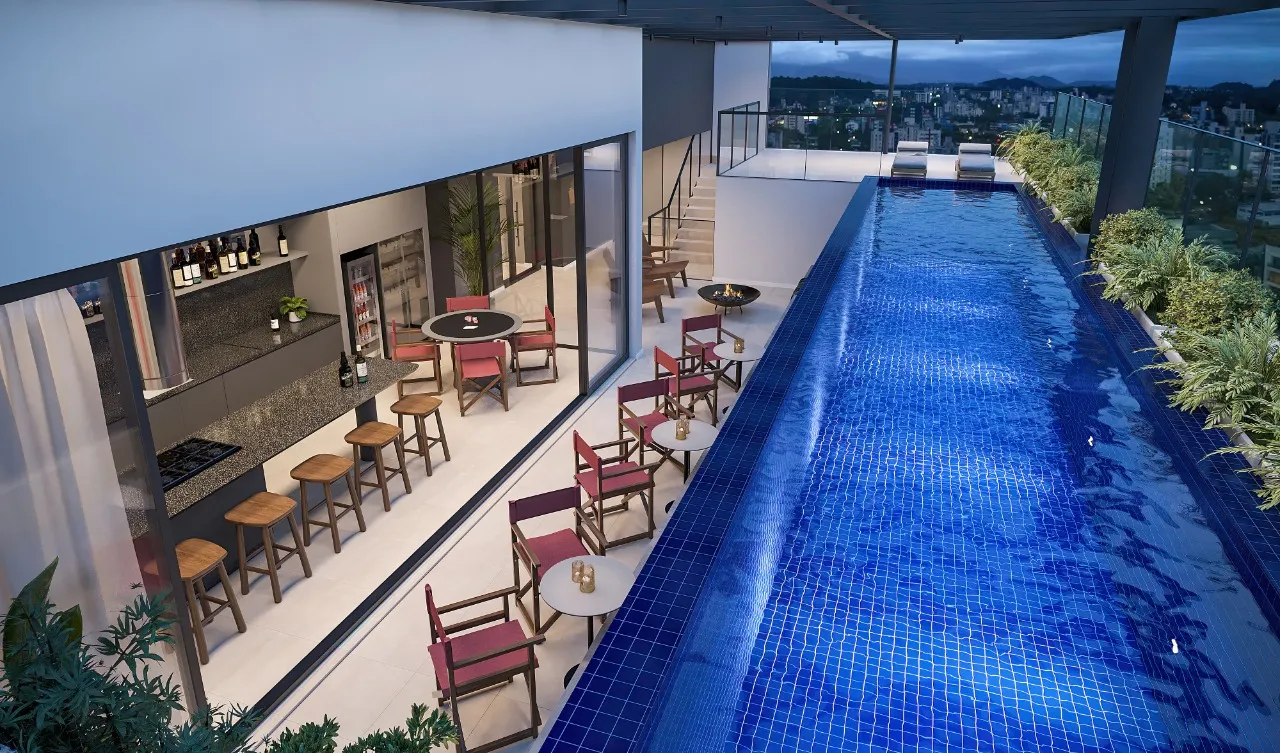 Apartamento no Edifício ART com 1 suíte + 1 demi-suíte (2 quartos) à venda no bairro América em Joinville a partir de R$ 771.882,24. - foto 1