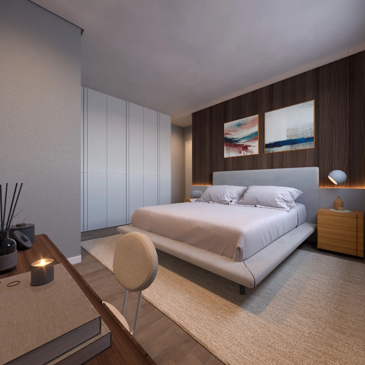 Apartamento no Edifício ART com 1 suíte + 1 demi-suíte (2 quartos) à venda no bairro América em Joinville a partir de R$ 771.882,24. — foto 2