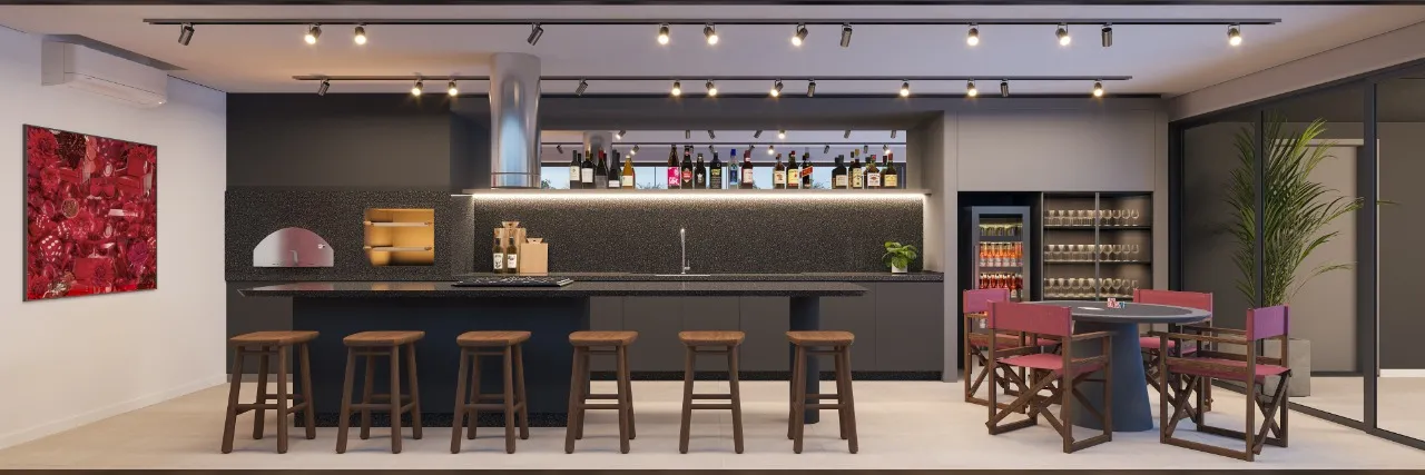 Apartamento no Edifício ART com 1 suíte + 1 demi-suíte (2 quartos) à venda no bairro América em Joinville a partir de R$ 771.882,24. — foto 7