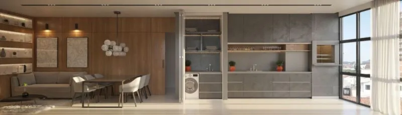 Apartamento na planta diferenciado com 1 suíte e 1 dormitório na cidade de Porto Belo — foto 4