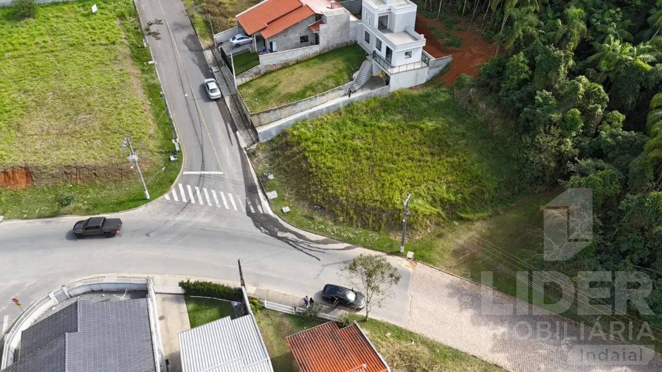 Terreno de esquina com 607,70m no bairro Encano - Indaial — foto 3