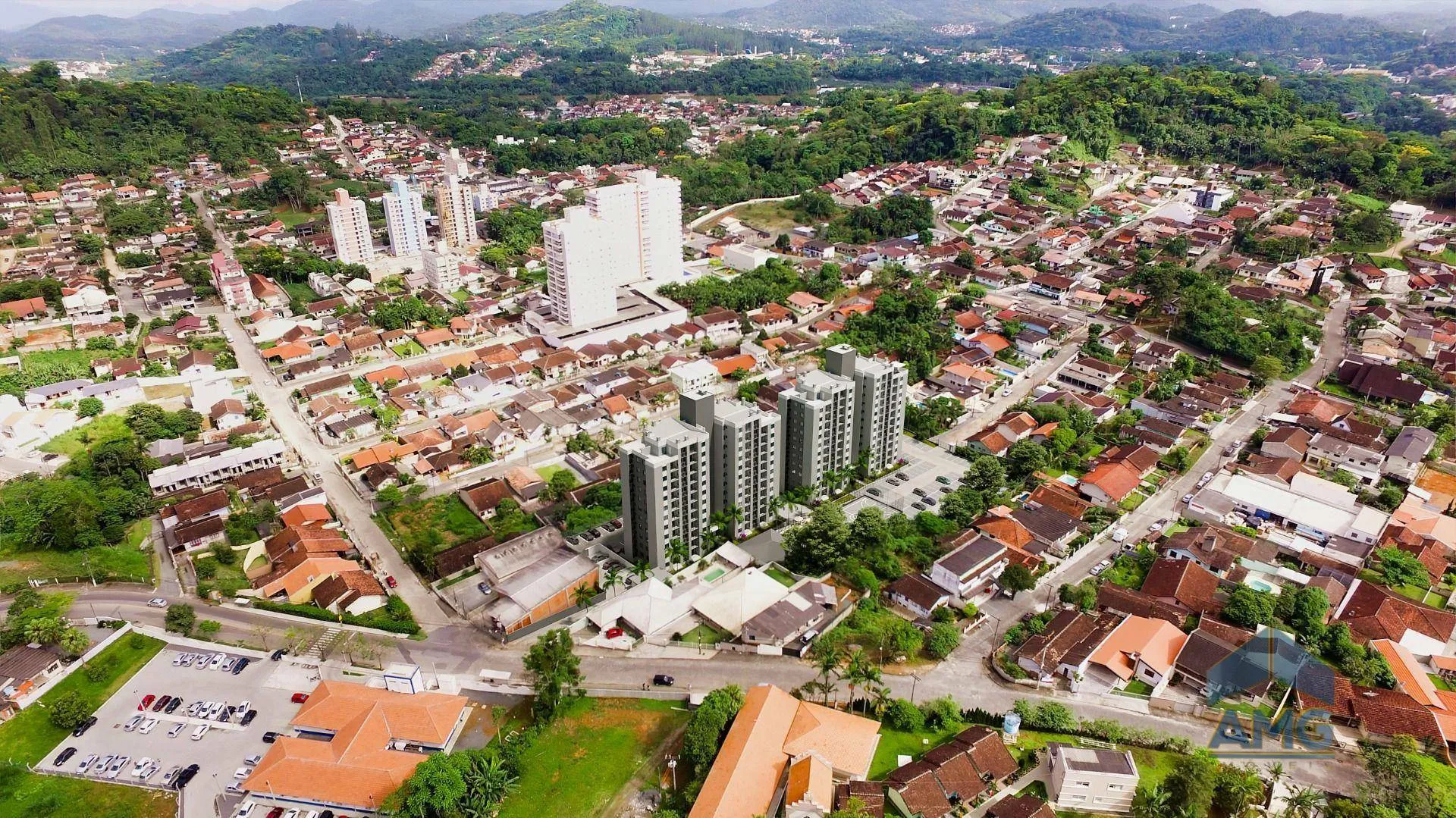 Apartamento sendo 2 dormitórios com e sem suíte à venda, 54 m a partir de R$ 409.950 - Escola Agrícola - Blumenau/SC — foto 2