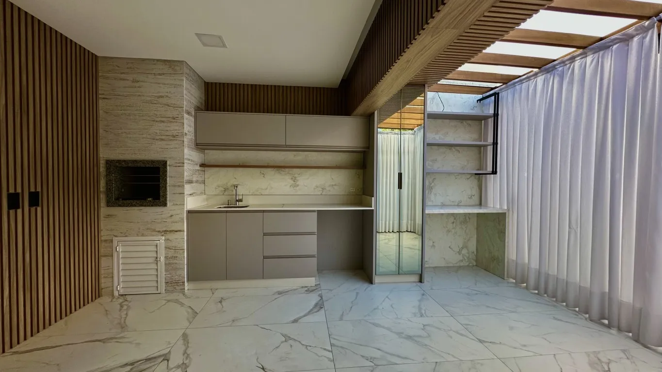 Casa de alto padrão, arquitetura moderna no bairro Tribess — foto 3
