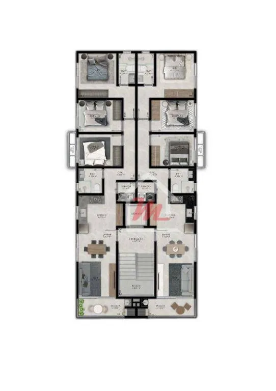 Apartamento com 3 dormitórios à venda, 73 m por R$ 576.000,00 - Itajuba - Barra Velha/SC — foto 5