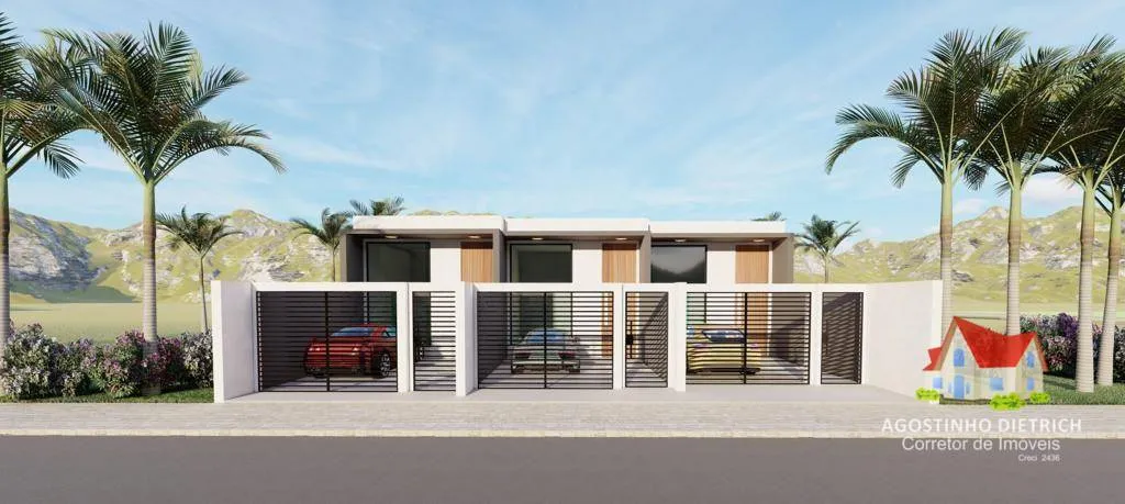 Casas Geminadas Terreas C/02 Quartos C/Suite + Vaga de Garagem + Espaco aos Fundos C/Churrasqueira No Bairro Iririu! — foto 2