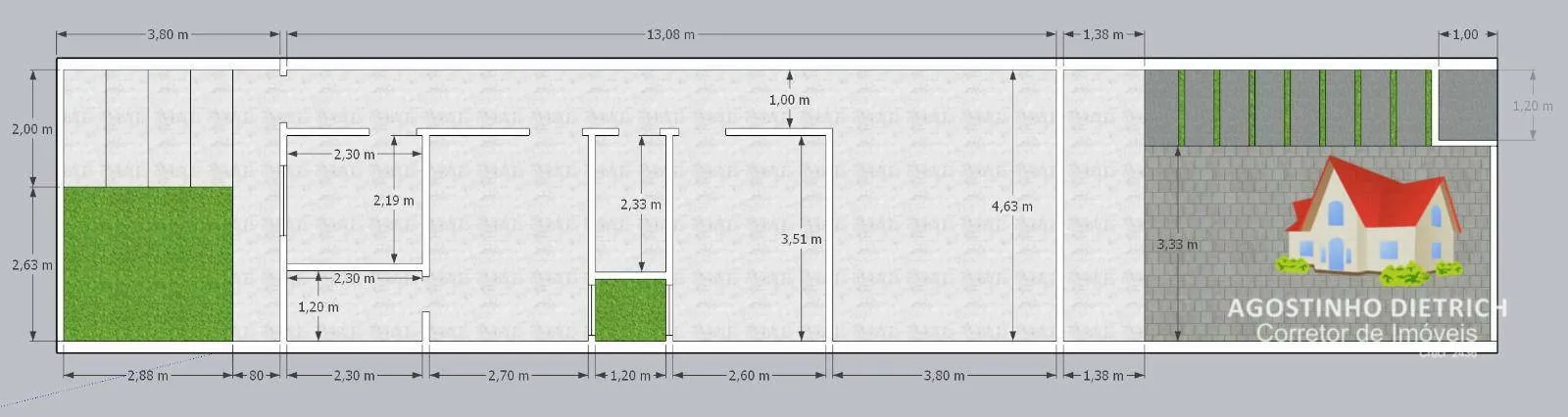 Casas Geminadas Terreas C/02 Quartos C/Suite + Vaga de Garagem + Espaco aos Fundos C/Churrasqueira No Bairro Iririu! — foto 5