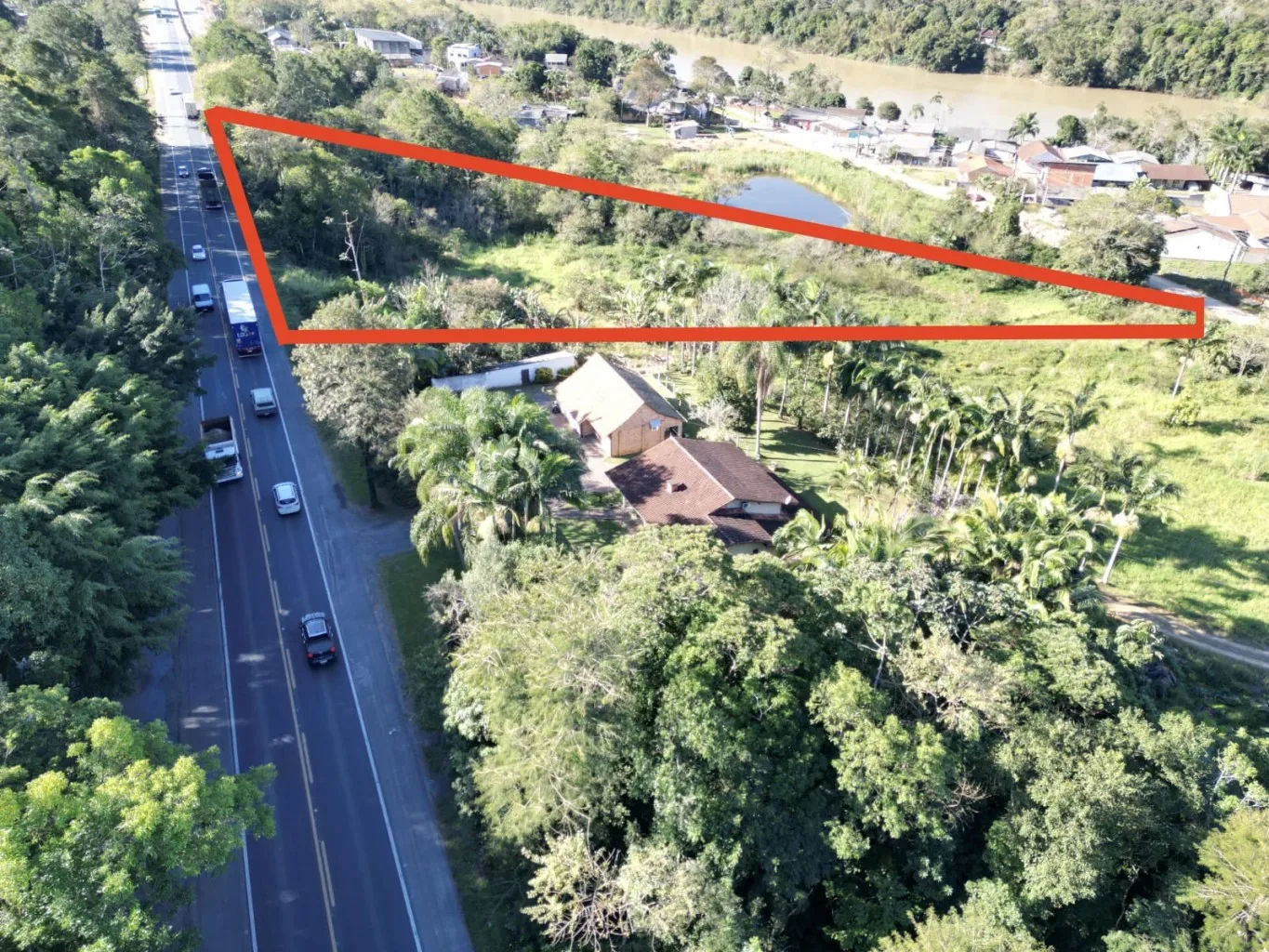 Terreno Industrial - BR 470 - Rio Morto em Indaial - foto 1