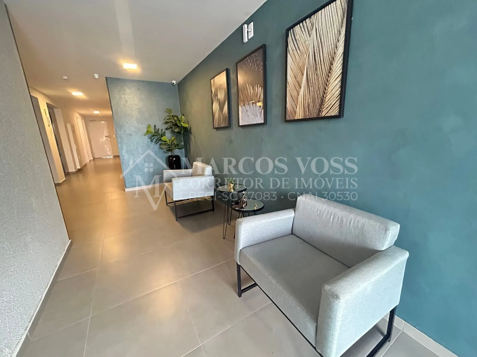 Apartamento à venda com 2 quartos, 1 vaga, 56m² na região do bairro Escola Agrícola, próximo à Rua José Deeke, Blumenau — foto 3