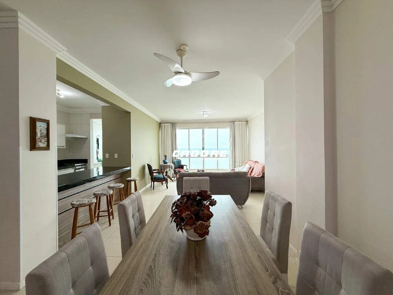 Apartamento com vista mar permanente para locação em Meia Praia - Itapema I Cadore Imóveis — foto 4