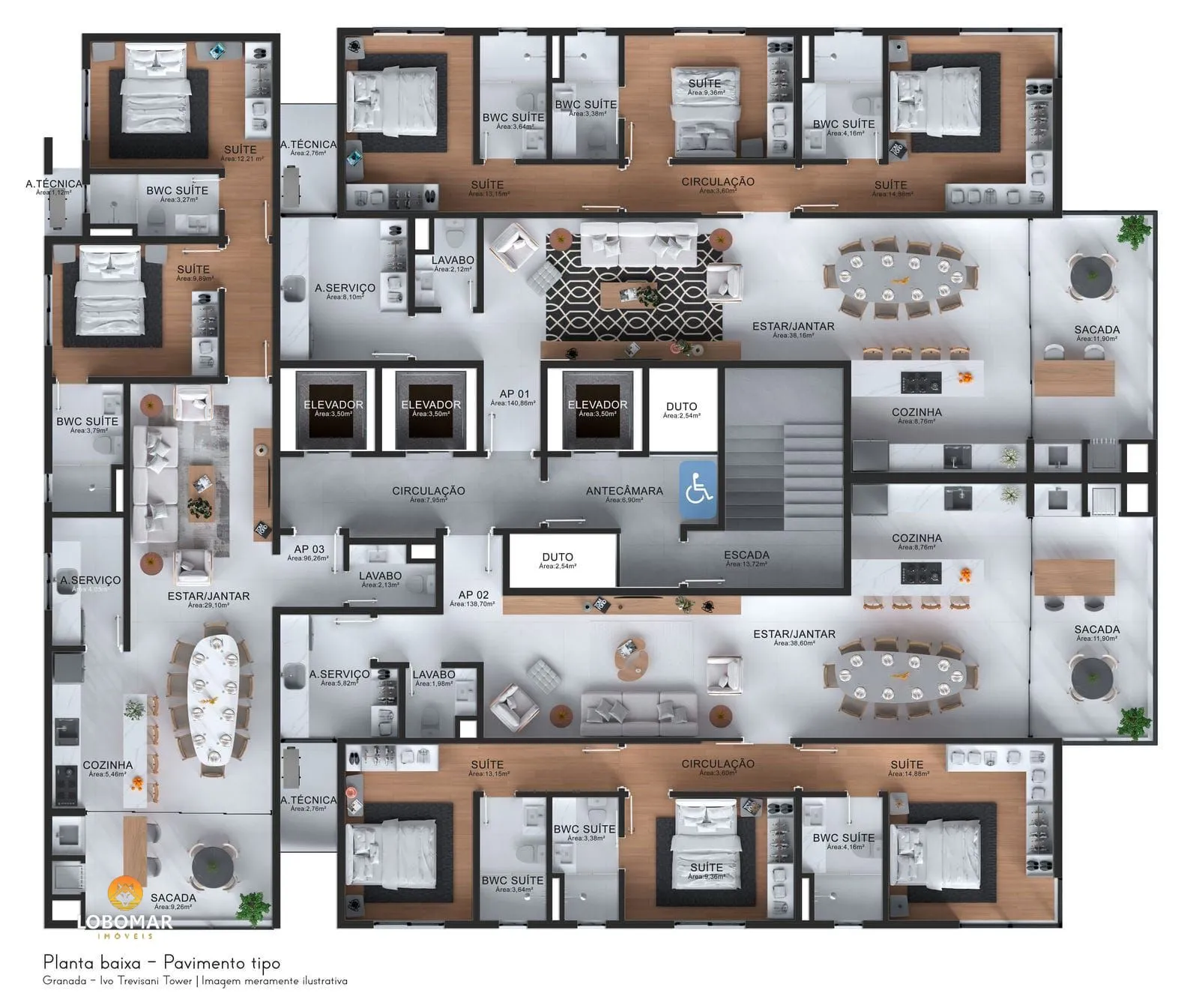 Lançamento apartamento com duas suítes à apenas 250m do mar, no Centro de Balneá — foto 7