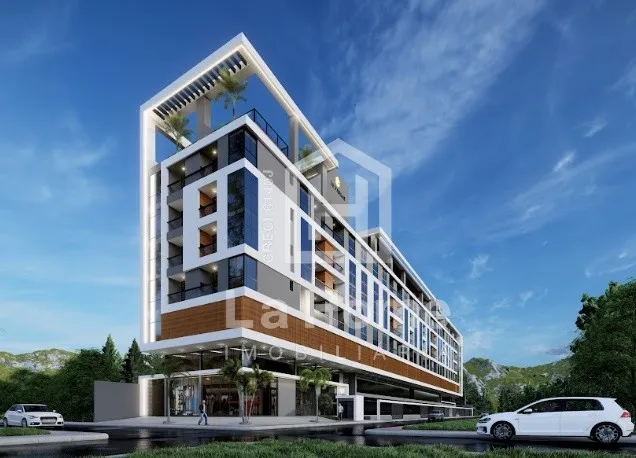 Loft com 38,99m à venda em Bombinhas - Bairro Bombas - Villa Bellagio Rooftop - Construtora J.E VARGAS - 30% Entrada + 5 Reforços anuais + 60x Parcelas — foto 2