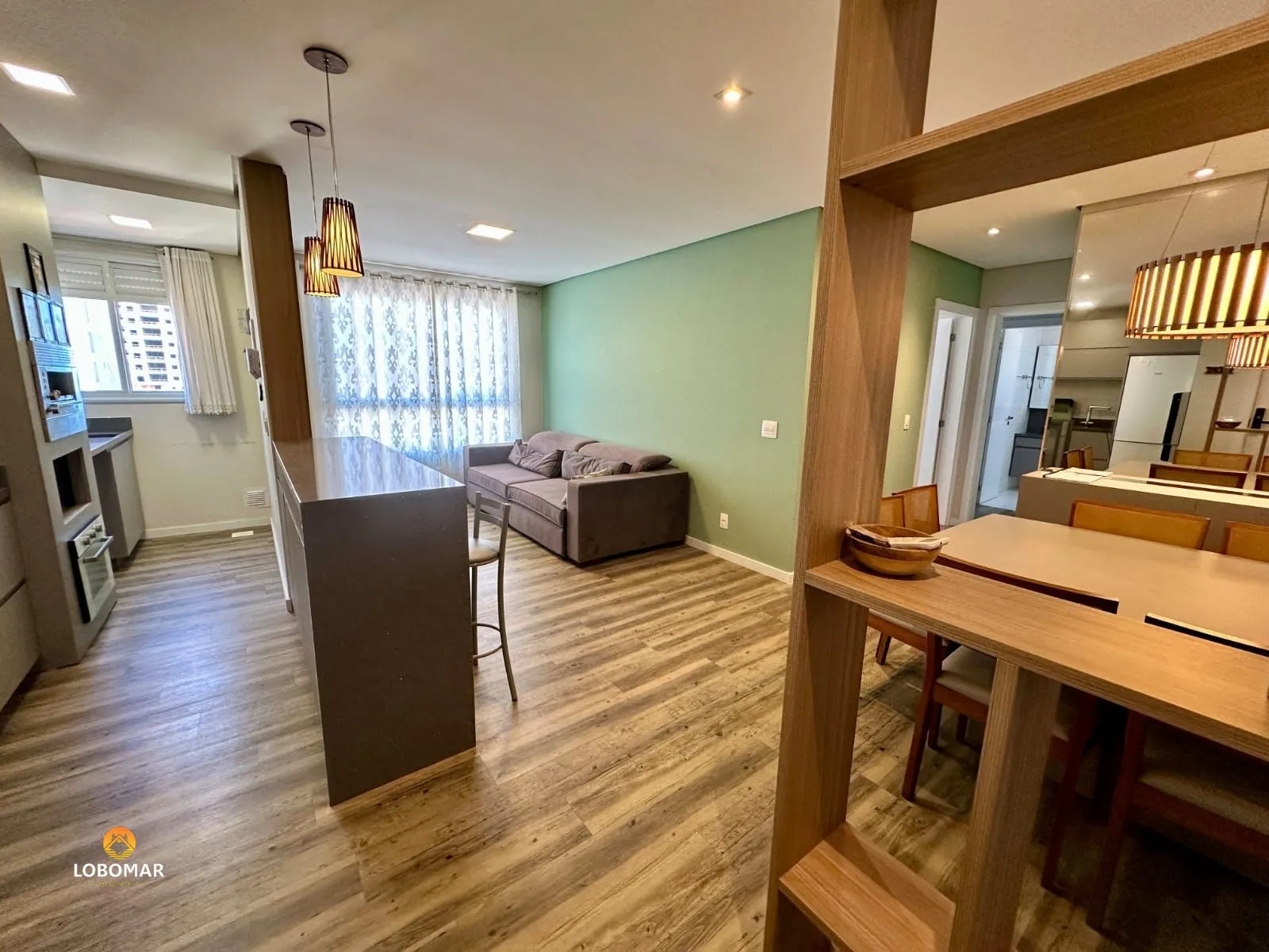 Apartamento mobiliado com dois dormitórios, a apenas 100m do mar, no Centro de B — foto 6