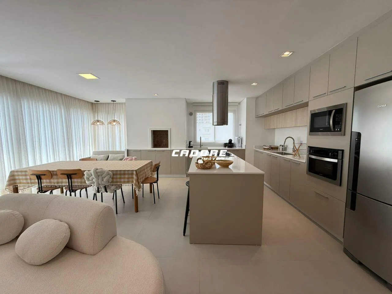 Apartamento para locação com vista permanente para o mar em Balneário Perequê - Porto Belo I Cadore Imóveis — foto 6