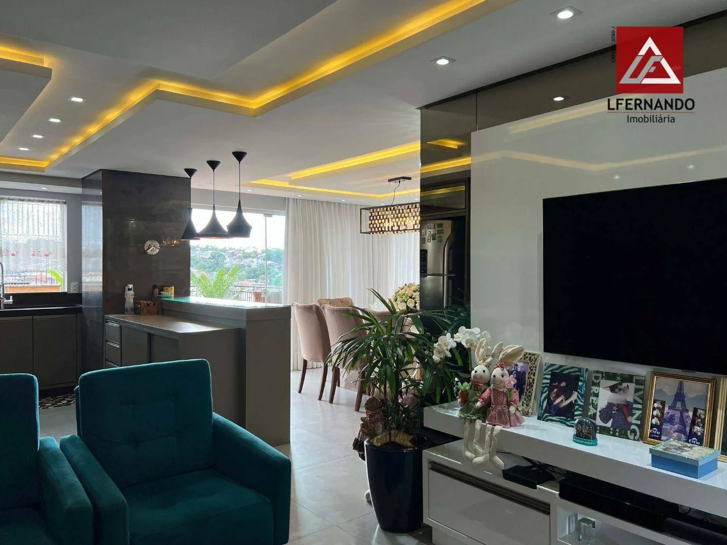 Cobertura com 3 dormitórios, sendo 1 suíte à venda, 280 m por R$ 1.350.000 - Fortaleza - Blumenau/SC — foto 4