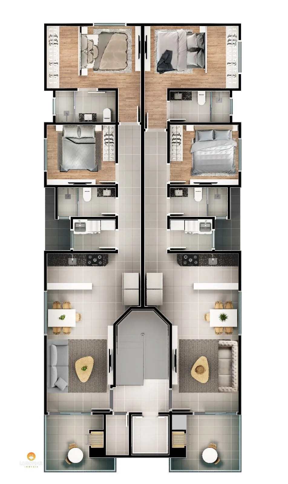 Apartamento com 2 dormitórios à venda - Nossa Sra. da Paz - Balneário Piçarras/S — foto 4