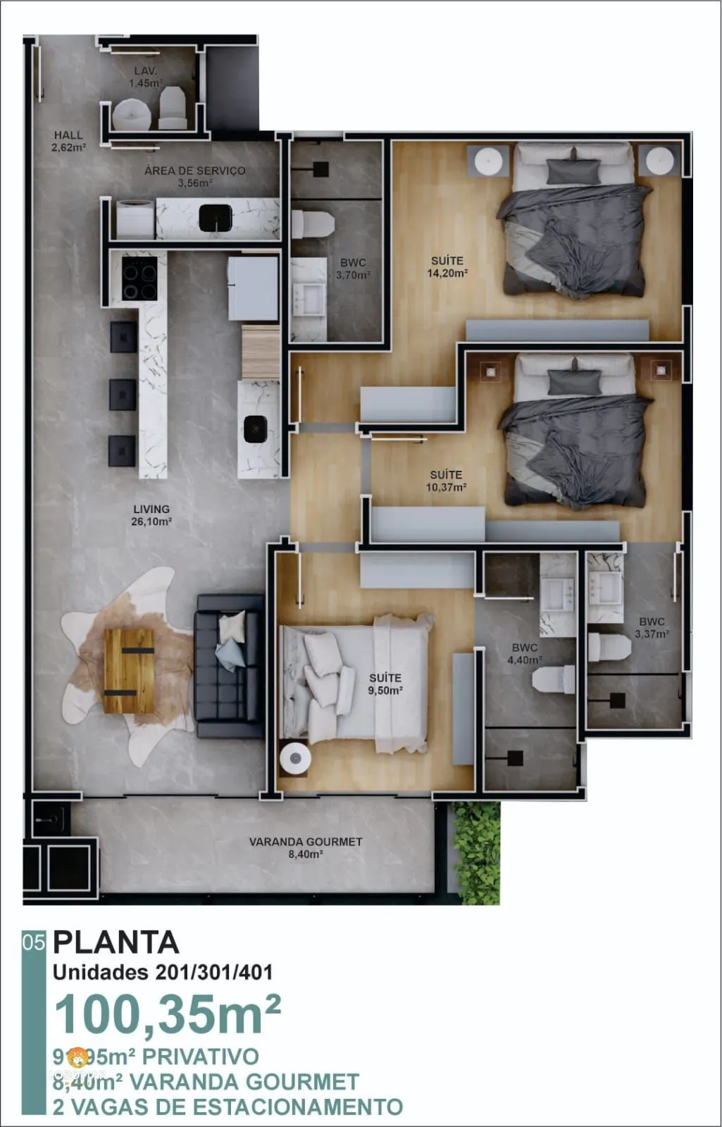 Apartamentos à apenas 375m do Mar em Balneário Piçarras-SC — foto 5