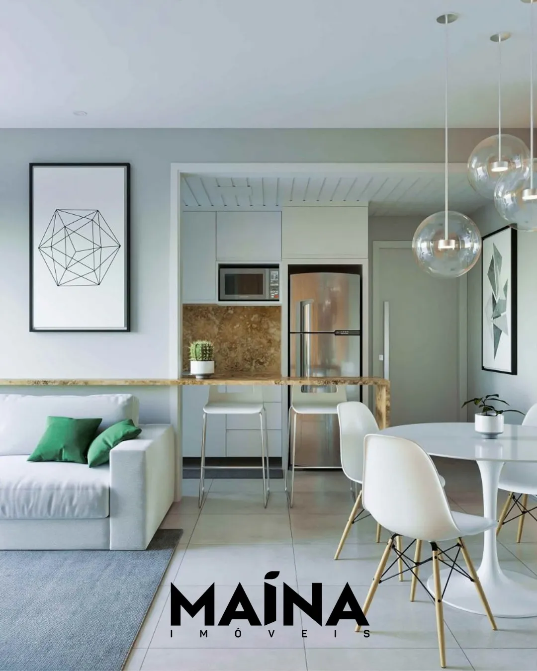 Excelente apartamento de 60m na Escola Agrícola, 2 dormitórios sendo 1 suíte por R$420.000 - Blumenau/SC — foto 3