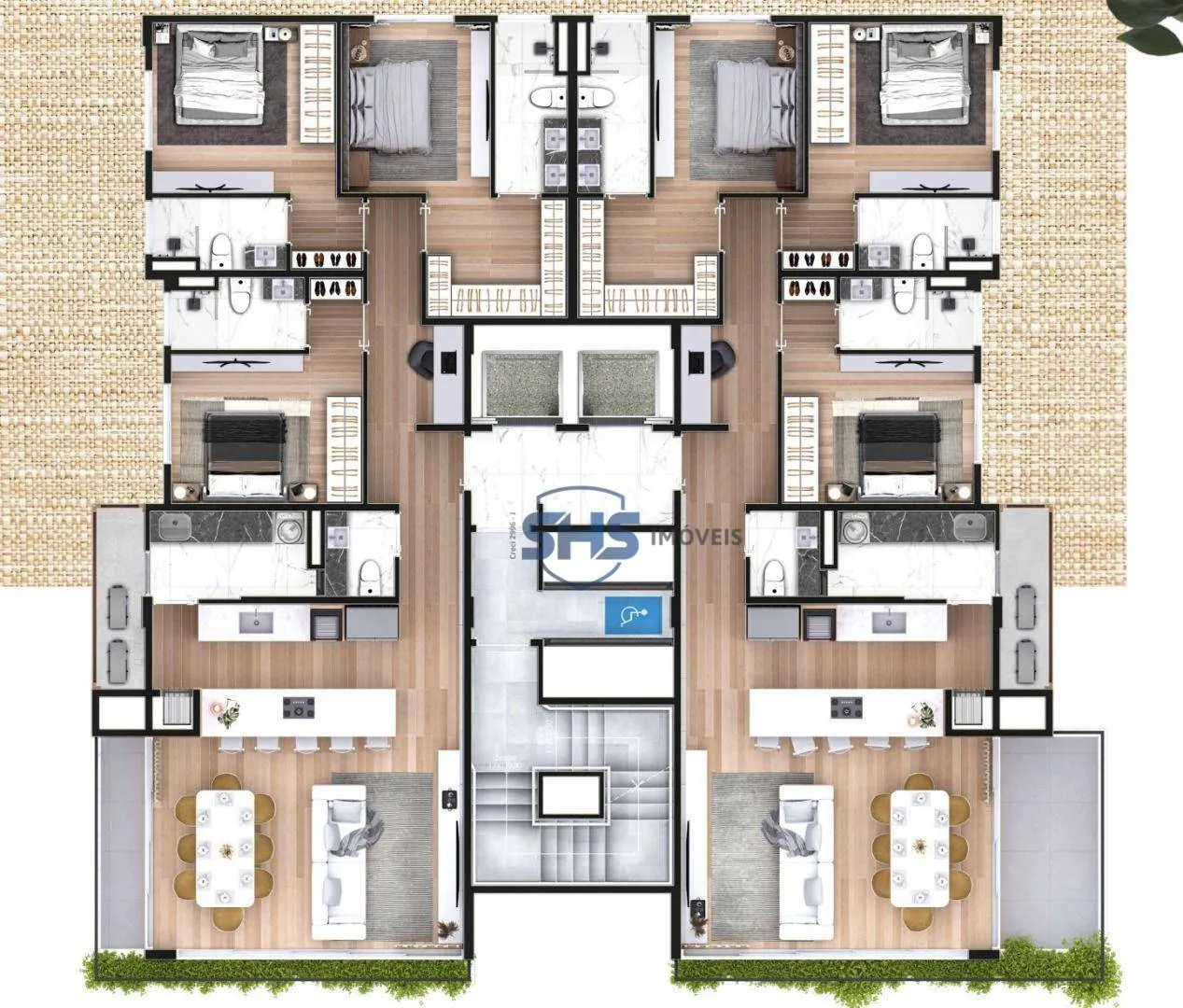 Apartamento com 3 dormitórios à venda, 137 m por R$ 1.350.000,00 - Vila Nova - Blumenau/SC — foto 4