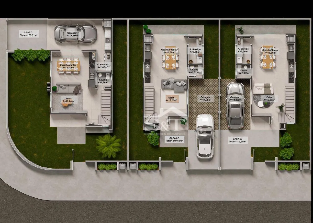 Sobrado Isolado, ótima localização em Canasvieiras, loteamento planejado! Escritura Pública — foto 3