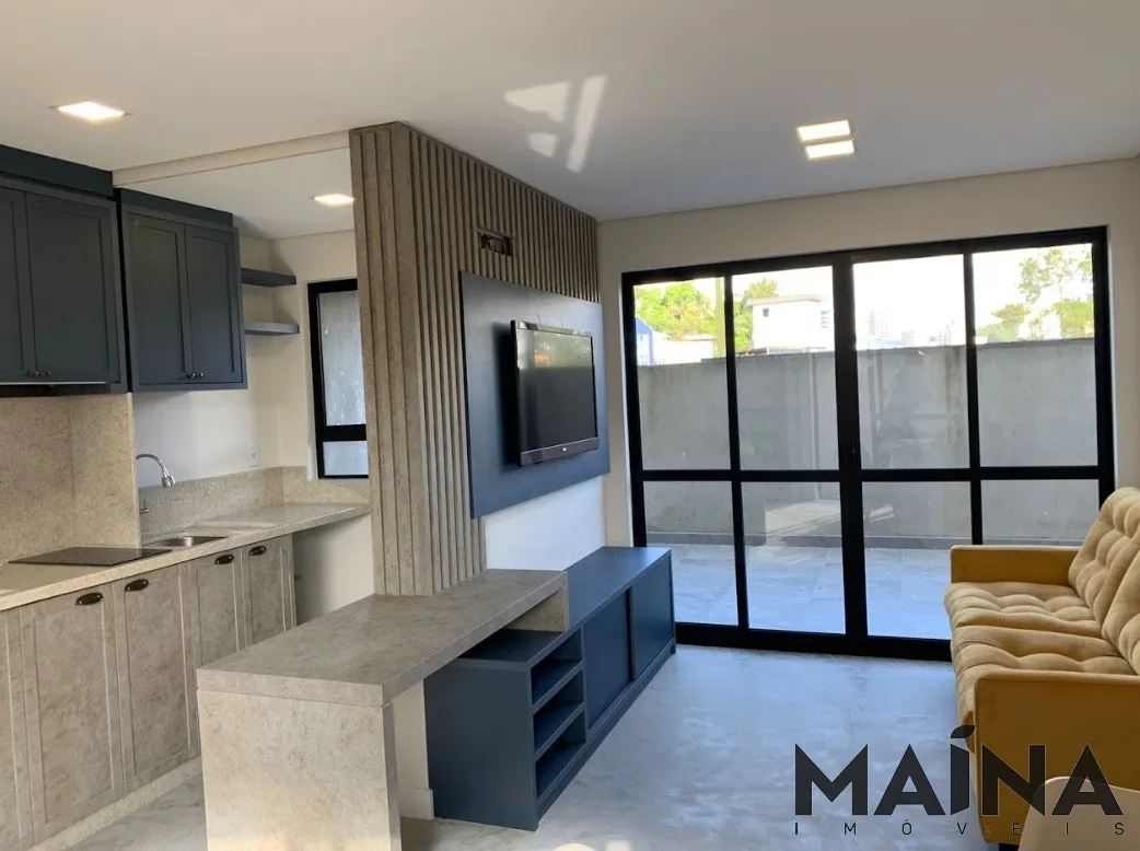 Apartamento terraço mobiliado com 2 dormitórios, sendo 1 suíte no Victor Konder. — foto 5
