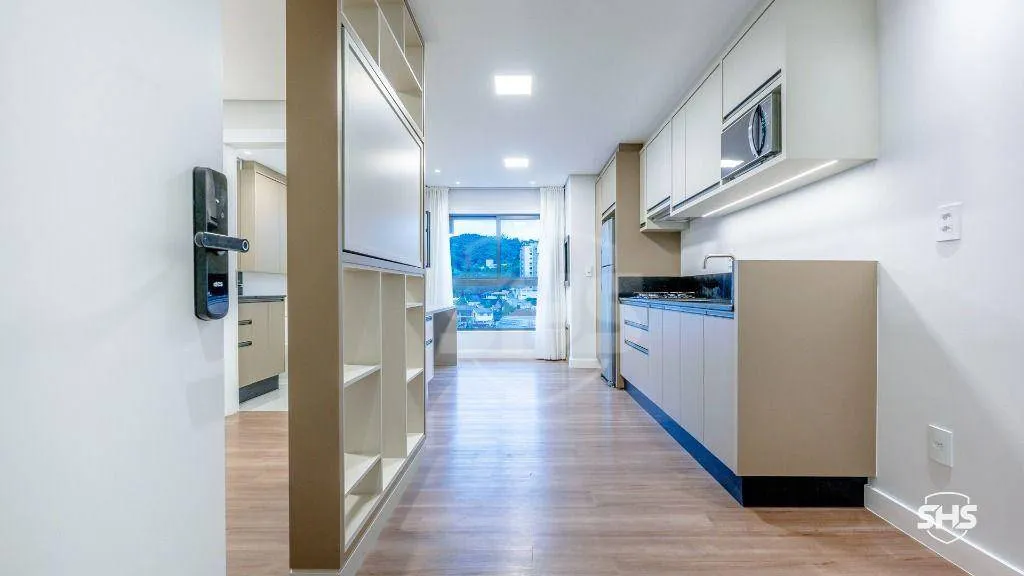 Apartamento com 1 dormitório para alugar, 27 m por R$ 2.910,00/mês - Centro (Blumenau) - Blumenau/SC — foto 3