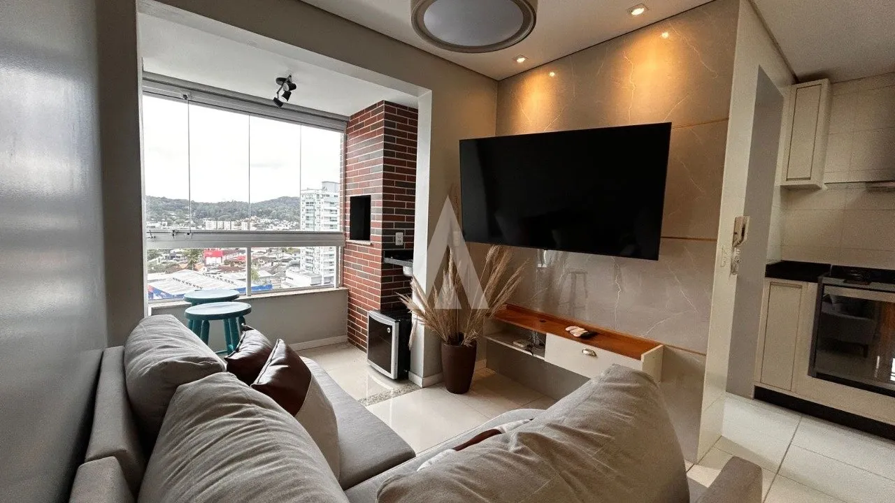 Apartamento com 1 suíte e 2 quartos à venda no bairro Saguaçu em Joinville-SC de R$620.000,00 por R$607.600,00. — foto 3