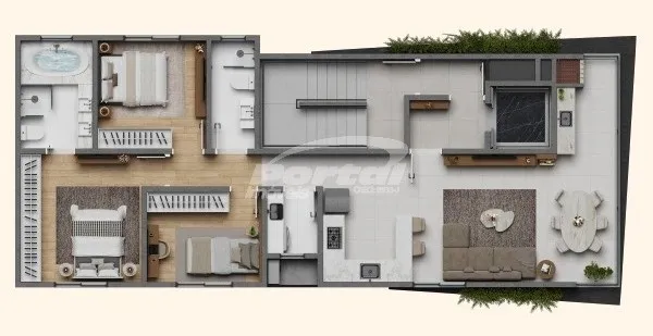Excelente apartamento para venda no Centro de Penha! cod 22091 — foto 2
