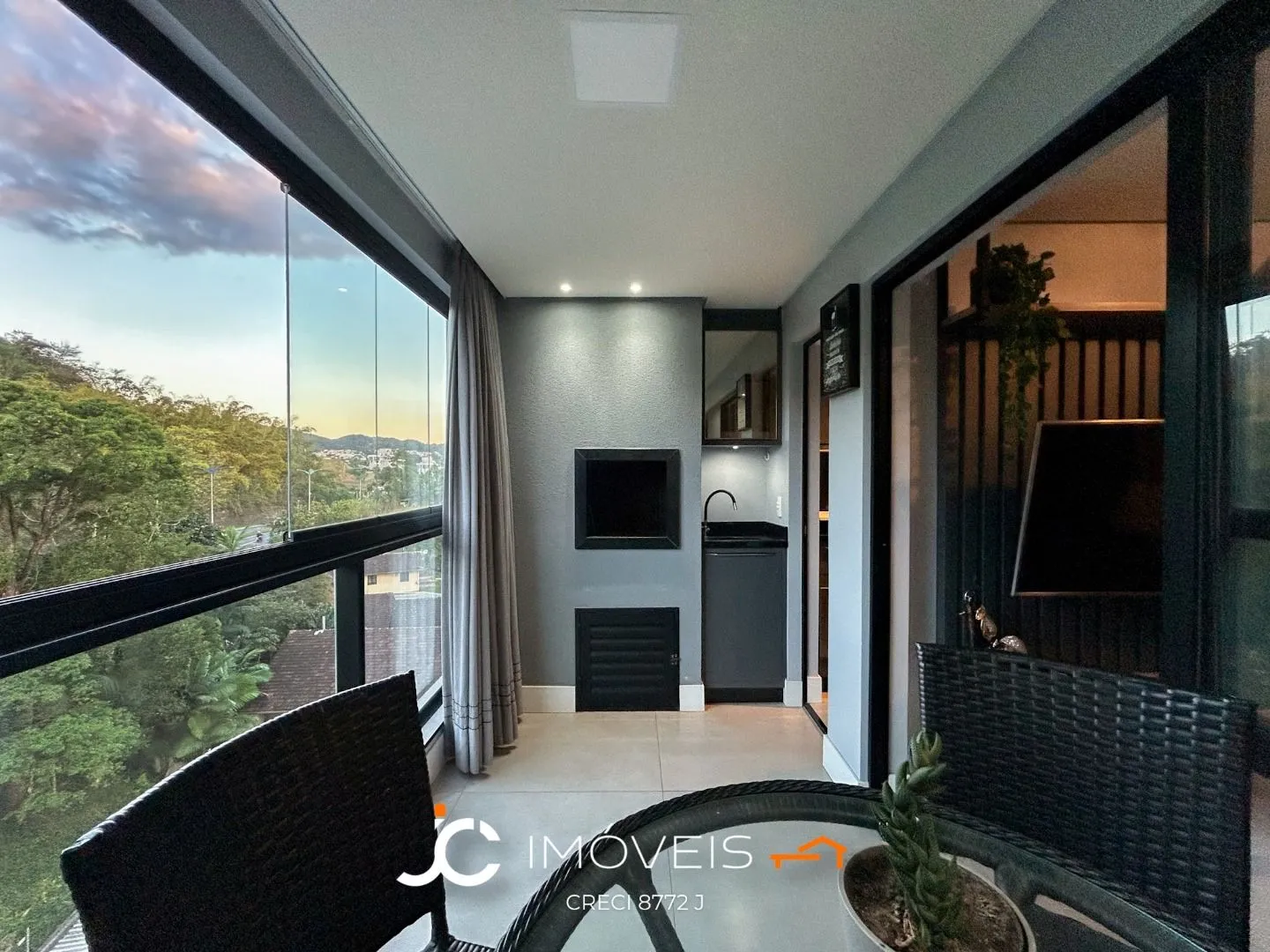 Apartamento com 2 dormitórios sendo 1 suíte à venda, 71 m por R$ 600.000 - Fortaleza - Blumenau/SC — foto 2