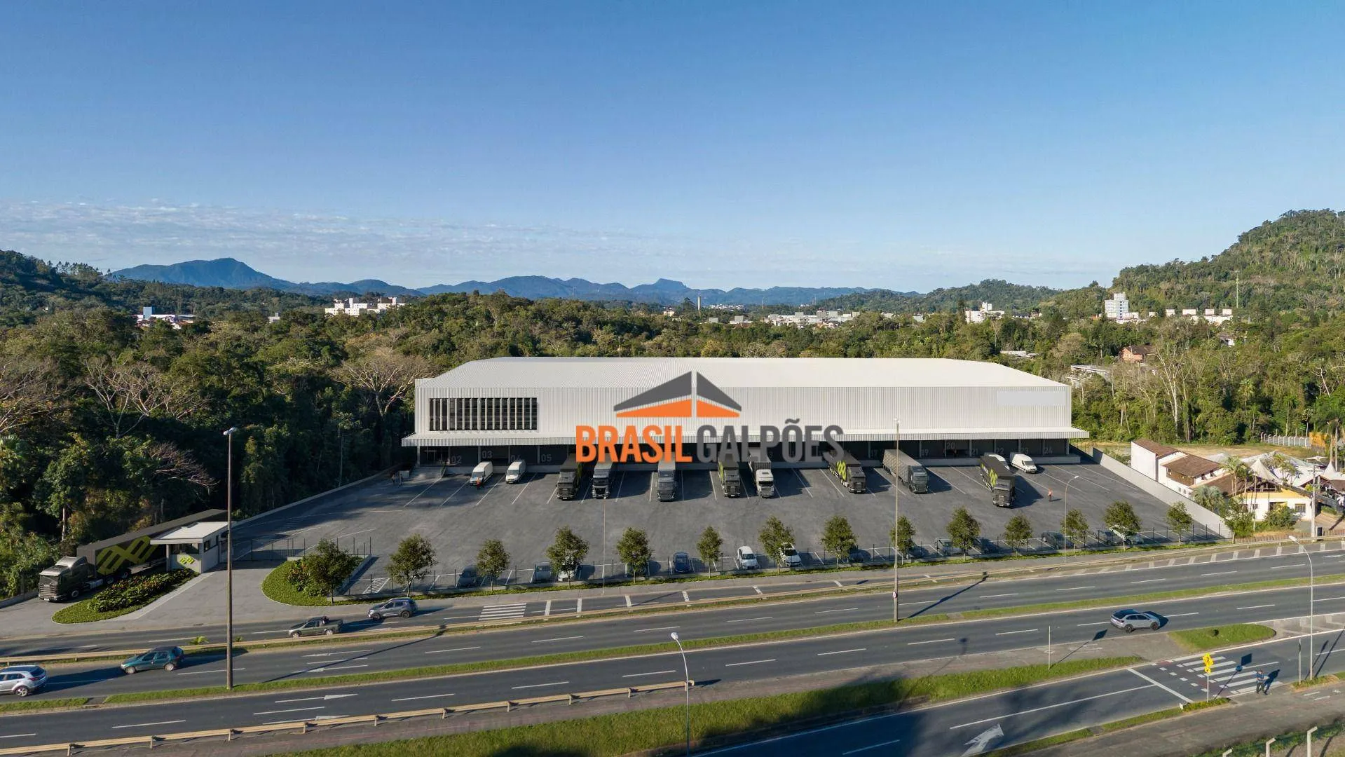 Galpão de 1.400 a 8.350 m - Bairro Salto Weissbach - Blumenau/SC. - foto 1