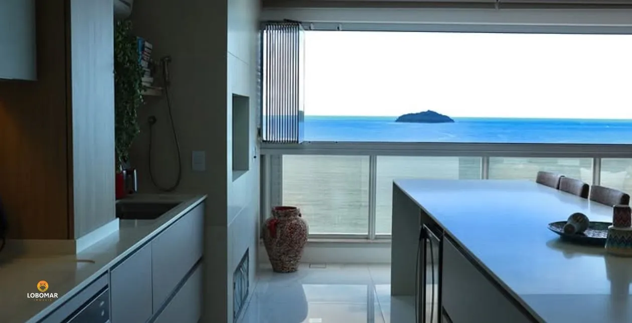 Apartamento frente mar, com cinco suítes, mobiliado, 284 m - Centro - Balneári - foto 1